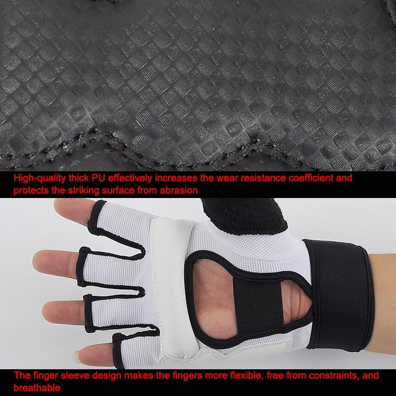 Adult Half-Finger Sandbag Training Gloves For Fitness And Sparring - Xxl-1915197454656081925