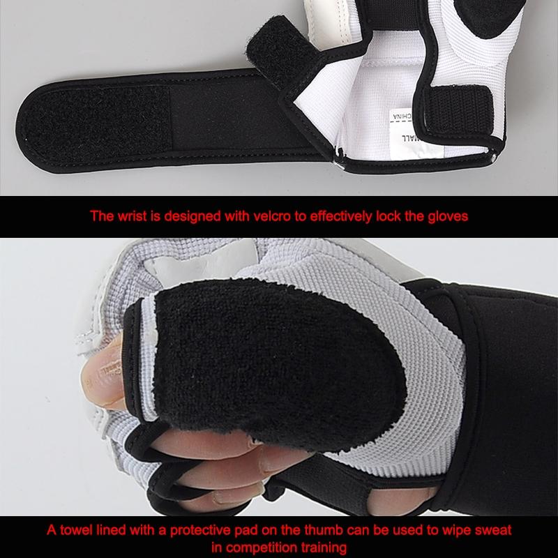Adult Half-Finger Sandbag Training Gloves For Fitness And Sparring - Xxl-1915197454656081926