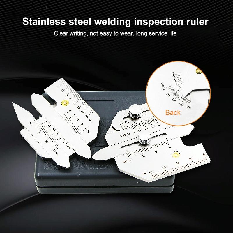 Stainless Steel Welding Ruler For Inspection - Measure Gauge-1915197944915693570