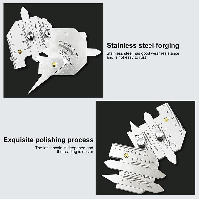 Stainless Steel Welding Ruler For Inspection - Measure Gauge-1915197944915693577