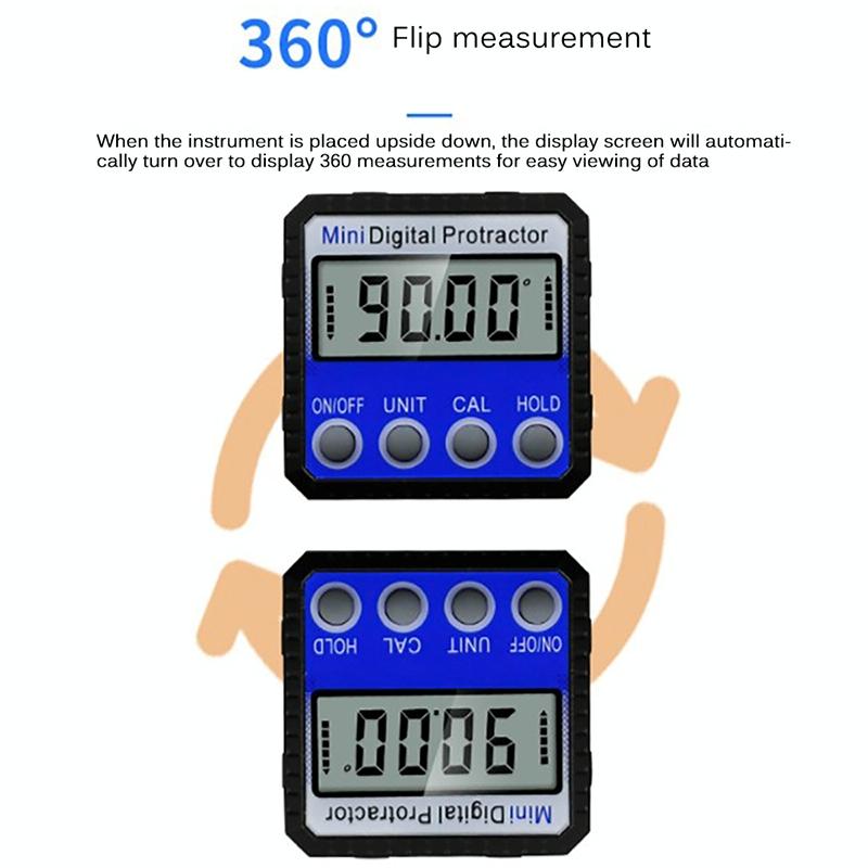 Digital Display Inclinometer With Strong Magnetic Adsorption And Multi-Angle Flip-1964932271534379015