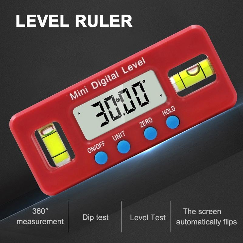 Mini Digital Magnetic Spirit Level - 100Mm-1915197424595505159