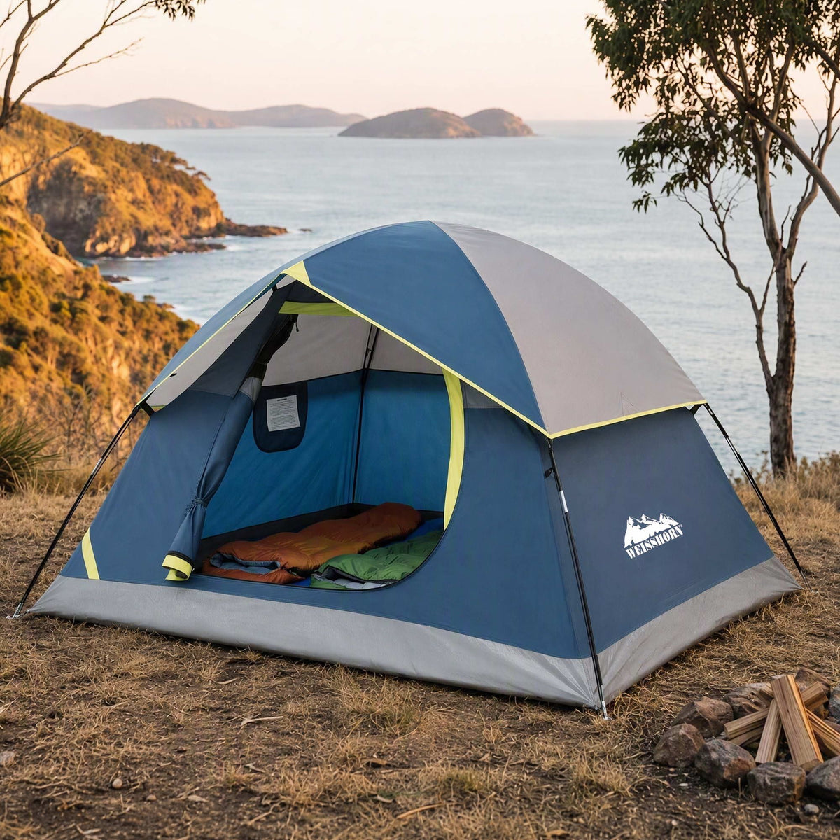 Weisshorn 2 Person Camping Dome Tent Lightweight Waterproof Outdoor Hiking