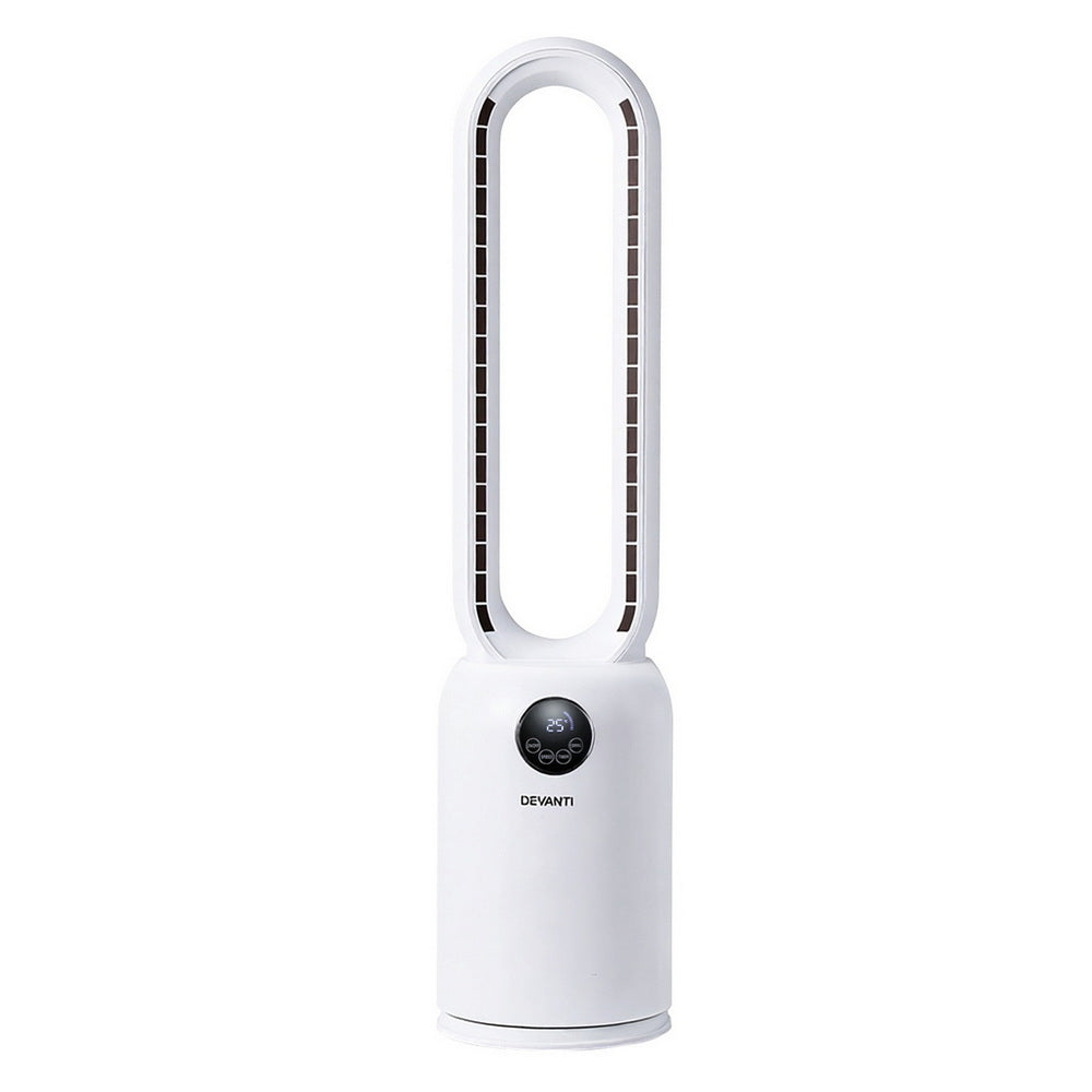 Devanti 2in1 Bladeless Fan Air Purification W/ Remote 88cm
