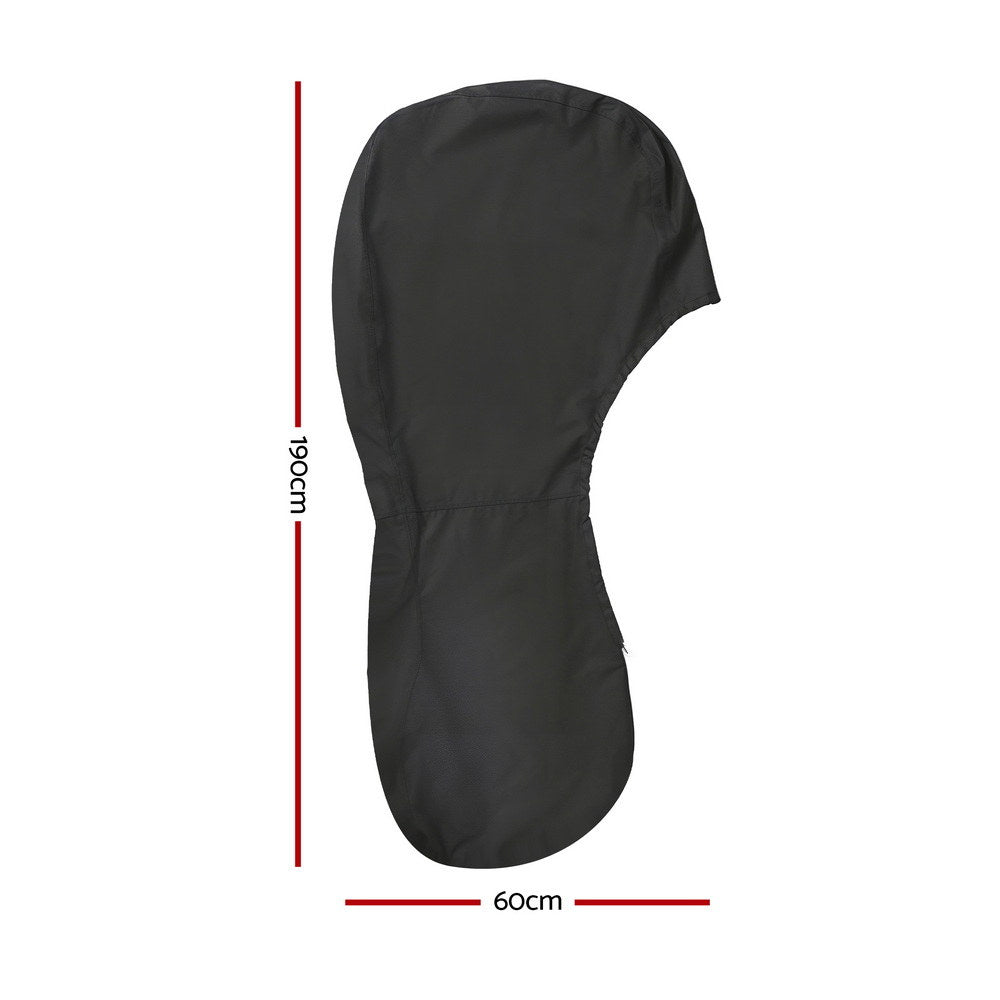 Seamanship Full Outboard Boat Motor Engine Cover Dust Rain Protection 100hp -150hp 600D Black