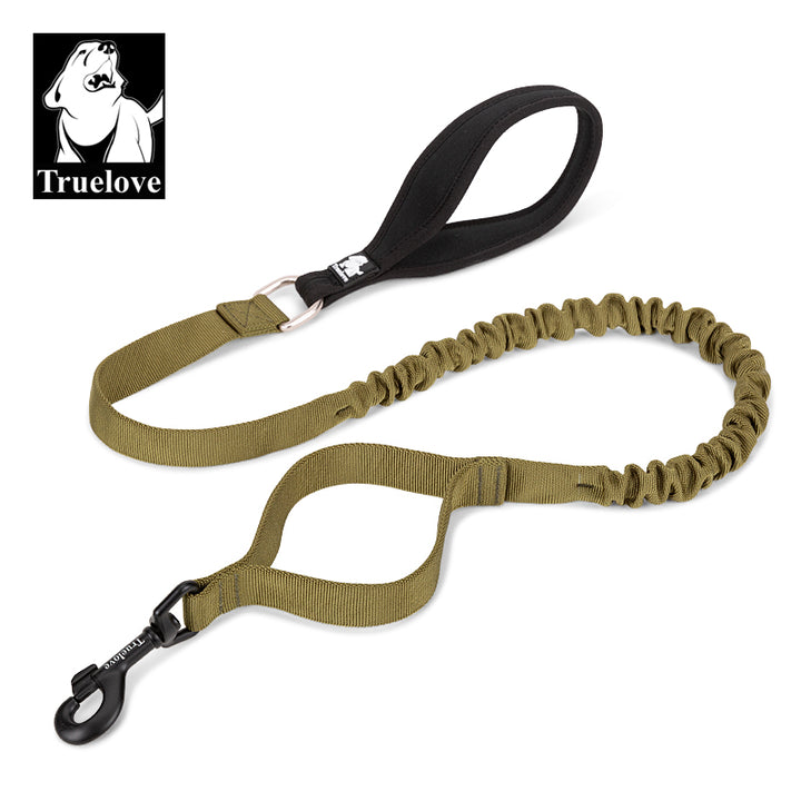 True Love Military Dog Leash 2 cm width and 1.4 m length - Army Green M-1962324906012184576
