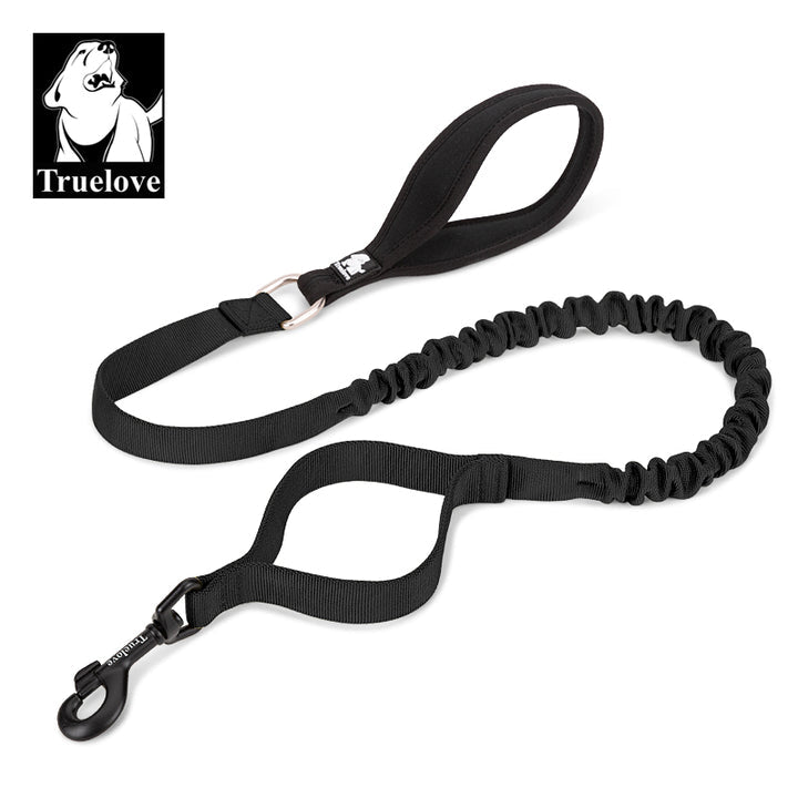 True Love Military Dog Leash 1.5 cm width and 1.4 m length - Black S-1962324904892305409