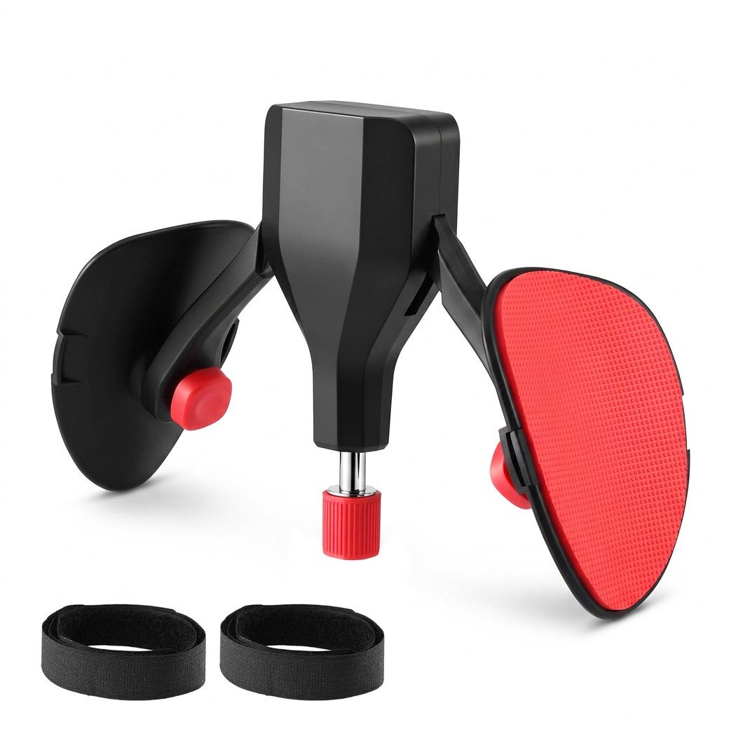 Everfit Pelvic Floor Exerciser Inner Thigh Kegel Trainer 35KG 360 Adjustable Men Women Black &amp; Red