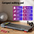 Everfit Treadmill Electric Walking Pad with Incline Under Desk Home Gym Grey