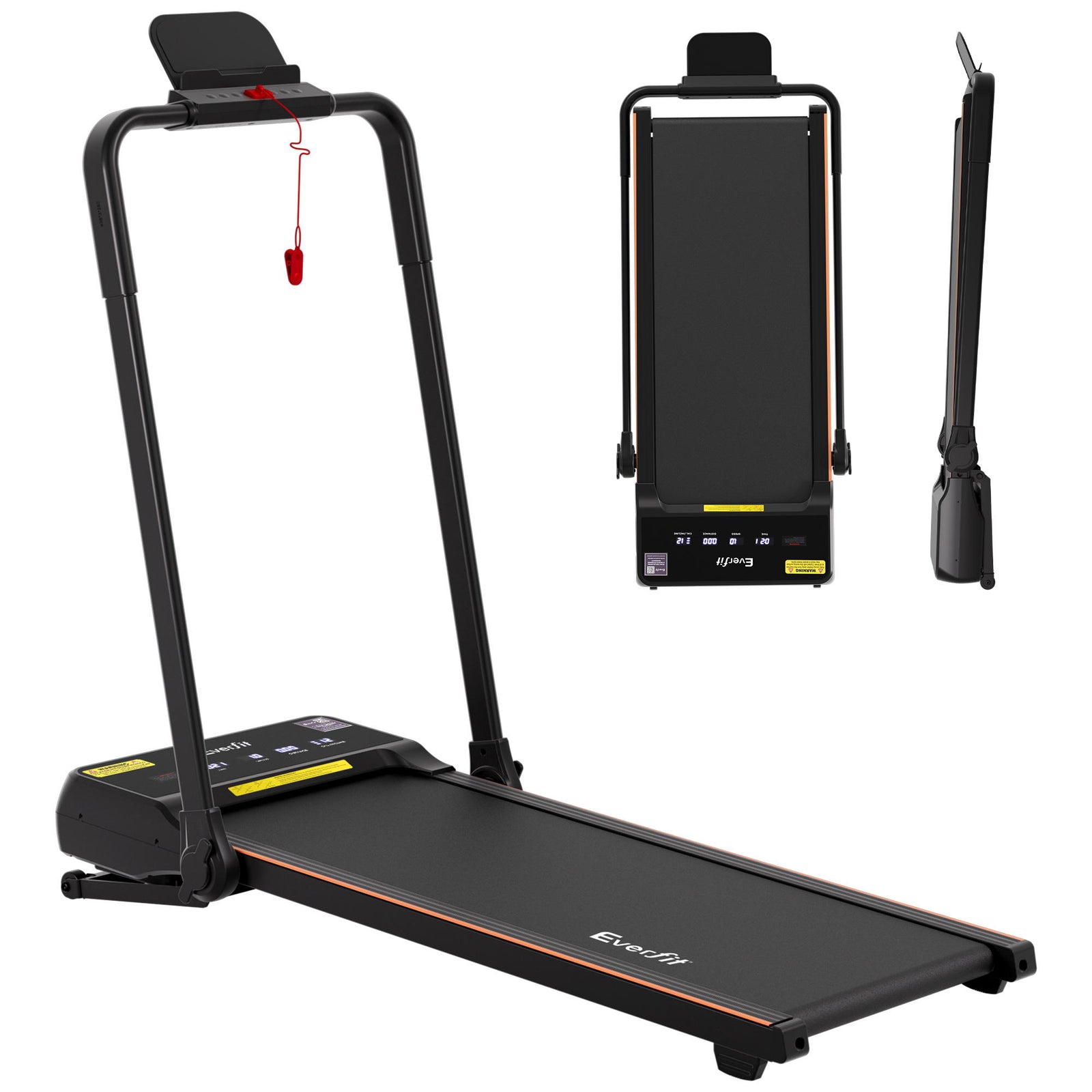 Everfit 3 in 1 Walking Pad Treadmill 20% Auto Incline Under Desk Foldable Treadmills for Home With 40cm Wide Belt