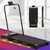 Everfit Treadmill Electric Walking Pad Auto Incline Foldable for Home Gym Black