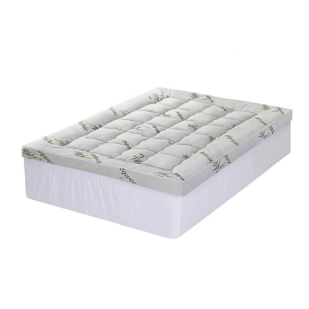 Giselle Mattress Topper 11cm Pillowtop toppers Bamboo Double