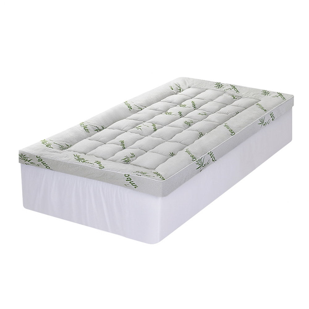 Giselle Mattress Topper 11cm Pillowtop toppers Bamboo King Single