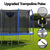 Everfit 12FT Trampoline Kids Rectangle Rebounder with Basketball Set Safety Net
