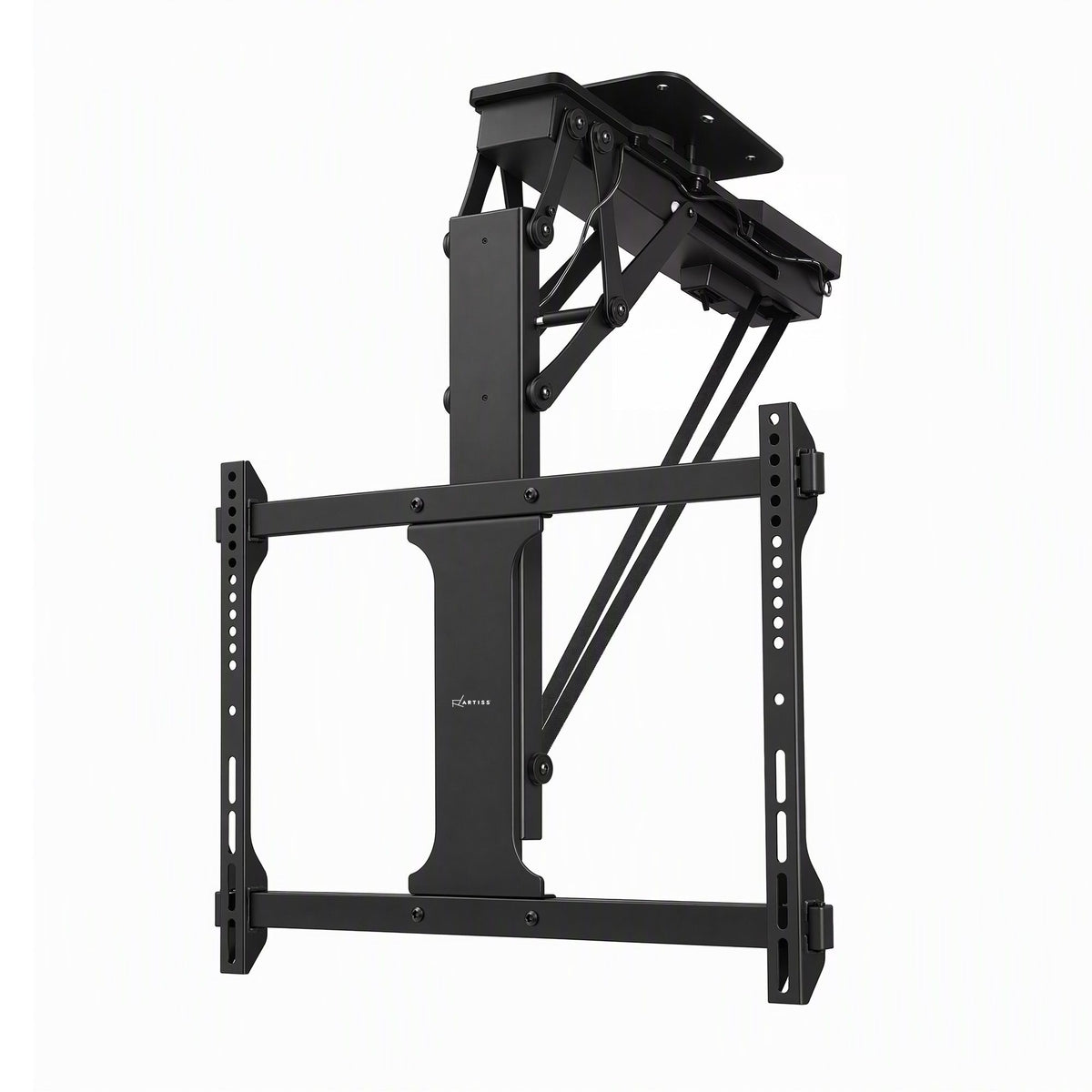 Artiss Motorised Ceiling TV Mount 32-75 Inch Flip Down Smart Remote VESA 600x400