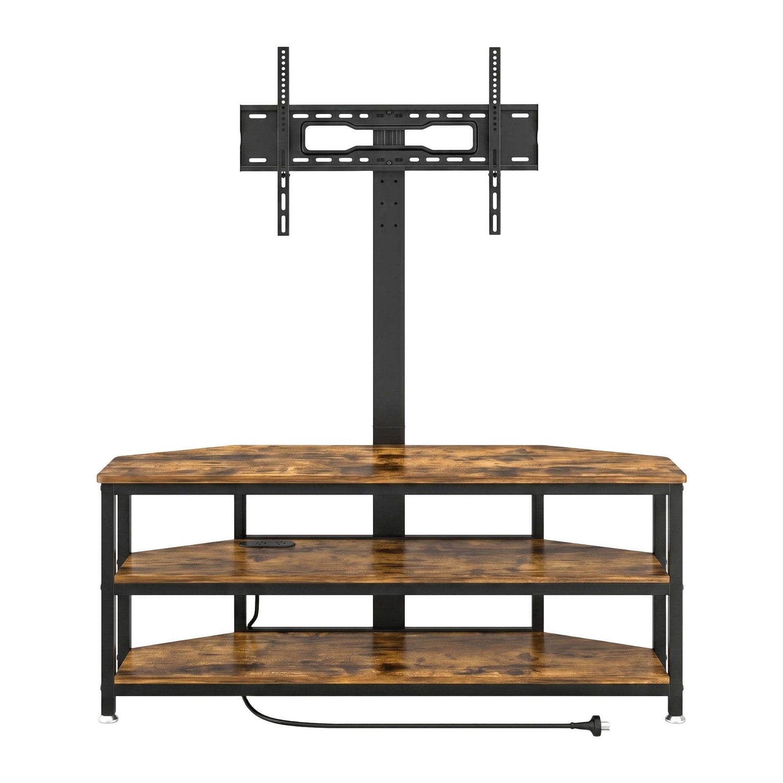 Artiss Corner TV Stand 32-70" w/ Mount LED Lights & Power Outlet Space Saving