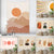 Anyhouz Tapestry Mural Paint 95x70cm Psychedelic Scene Art Hippie Bohemian Decorative Sheet