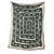 Anyhouz Green Blanket Eye Snake Throw Blanket Home Decor Carpet Wall Hanging Outdoor Camping Picnic Mat Beach Mat