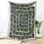 Anyhouz Green Blanket Eye Snake Throw Blanket Home Decor Carpet Wall Hanging Outdoor Camping Picnic Mat Beach Mat