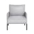 Artiss Armchair Accent Chair Pillow Fabric Grey