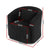 Artiss Round Swivel Armchair Sherpa Fleece Black