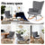 Artiss Rocking Armchair Nursing Chair Linen Fabric Grey
