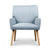 Artiss 2X Armchair Fabric Blue Grey