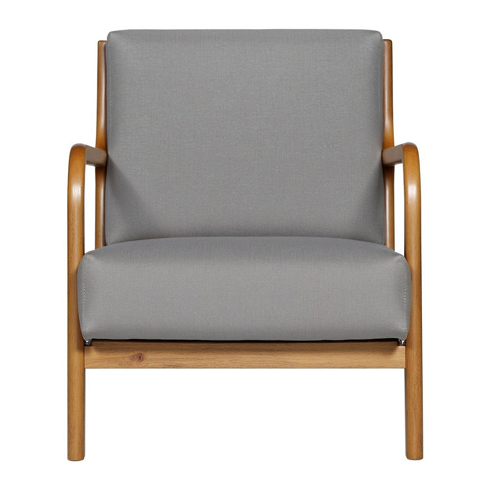 Artiss Armchair Fabric Light Grey