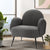 Artiss Armchair Boucle Charcoal Hanes