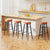 Artiss 4x Bar Stools Kitchen Dining Chairs Counter Round PU leather Lane Brown