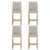Artiss 4x Bar Stools Linen Upholstered Chairs