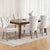 1 Set of 4 Artiss Dining Chairs Beige Velvet