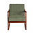 Artiss Rocking Armchair Nursery Chair Corduroy Green