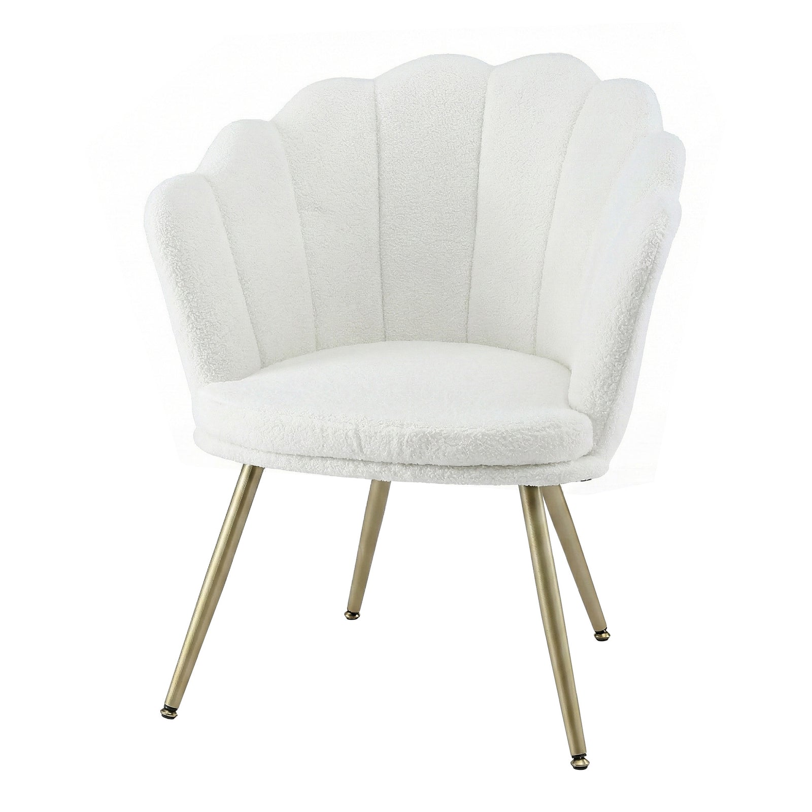 Artiss Armchair Teddy Fleece White Callista