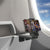 Urbanoki Airplane Phone Holder Mount 360° Rotation Stand for Travel Desk - Black
