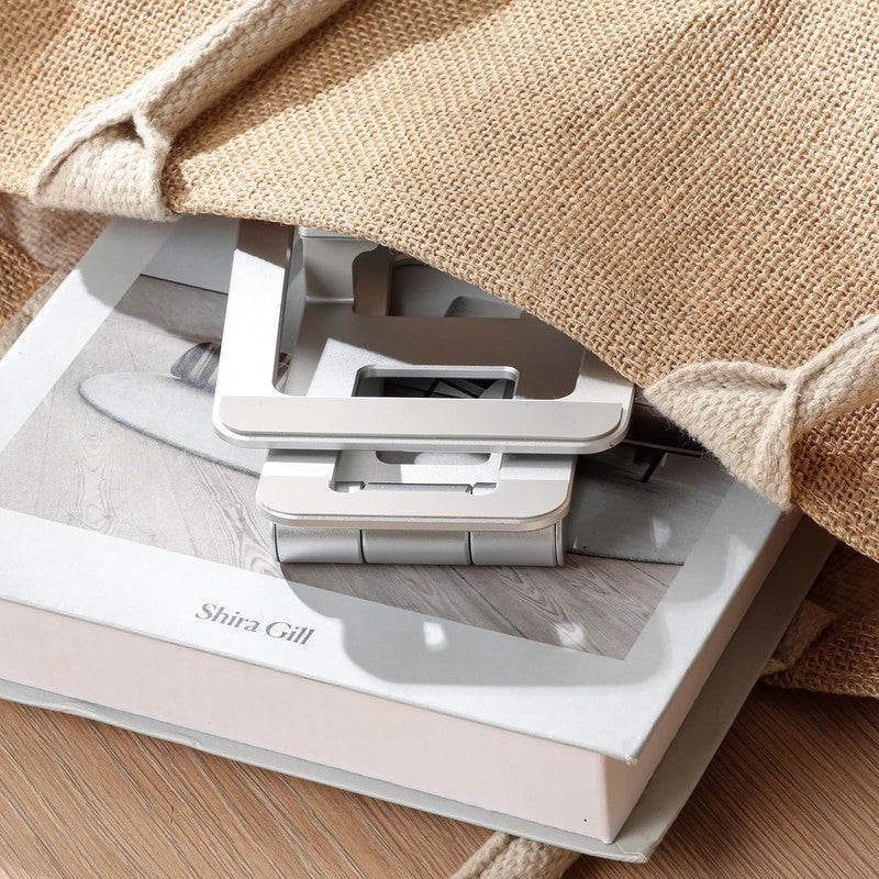 Urbanoki Portable Phone Tablet Stand Dual Folding Desk Travel Cradle Dock