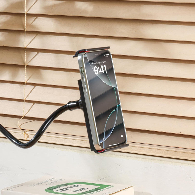 Urbanoki Gooseneck Phone Holder Flexible Clamp Mount for Bed Desk