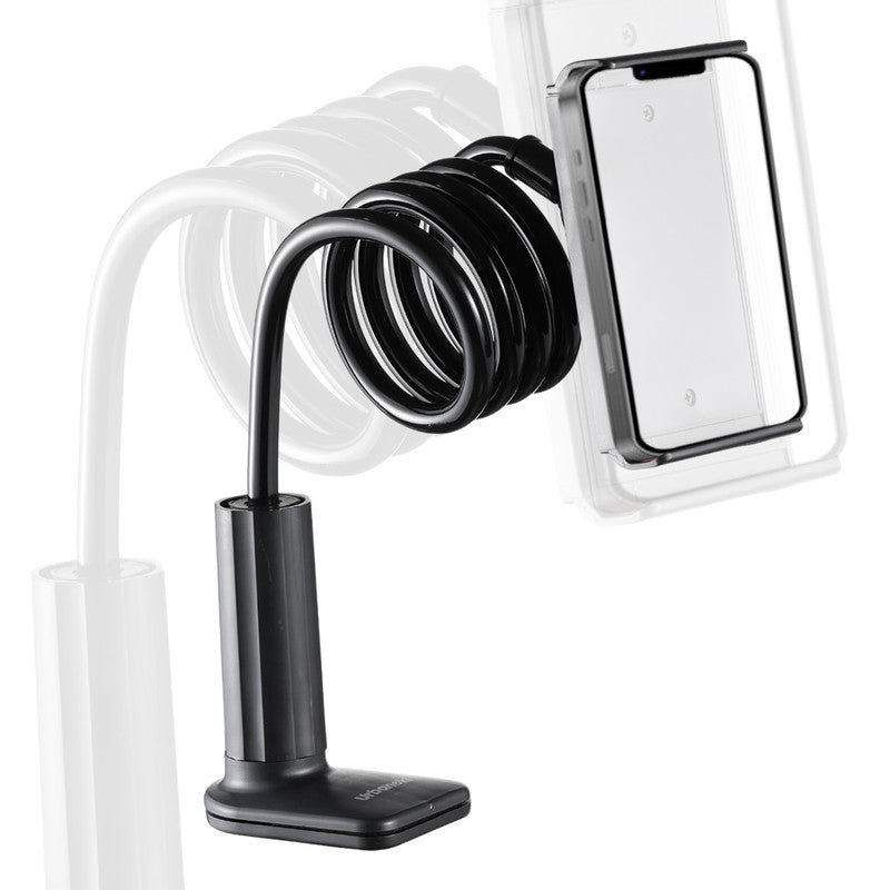 Urbanoki Gooseneck Phone Holder Flexible Clamp Mount for Bed Desk