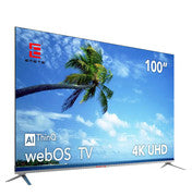 EMETE 100″ Frameless UHD Smart WebOS TV