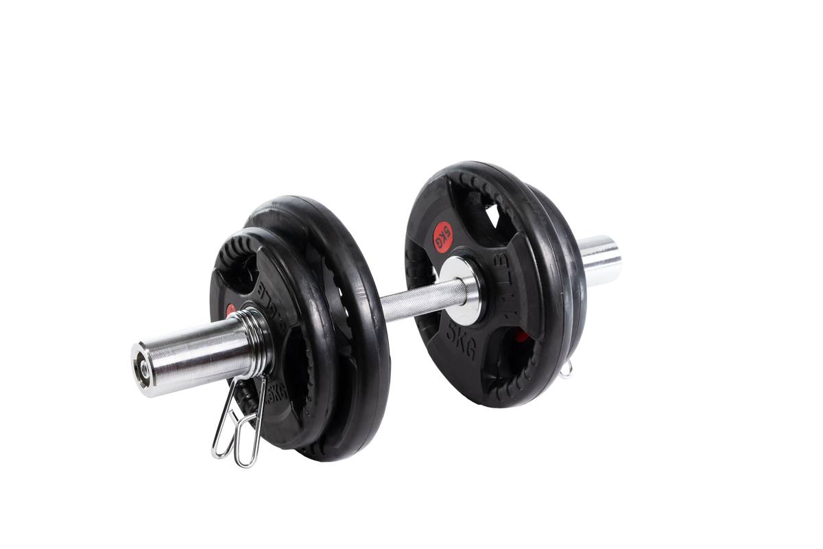 Standard Olympic Dumbbell Bar with Collars