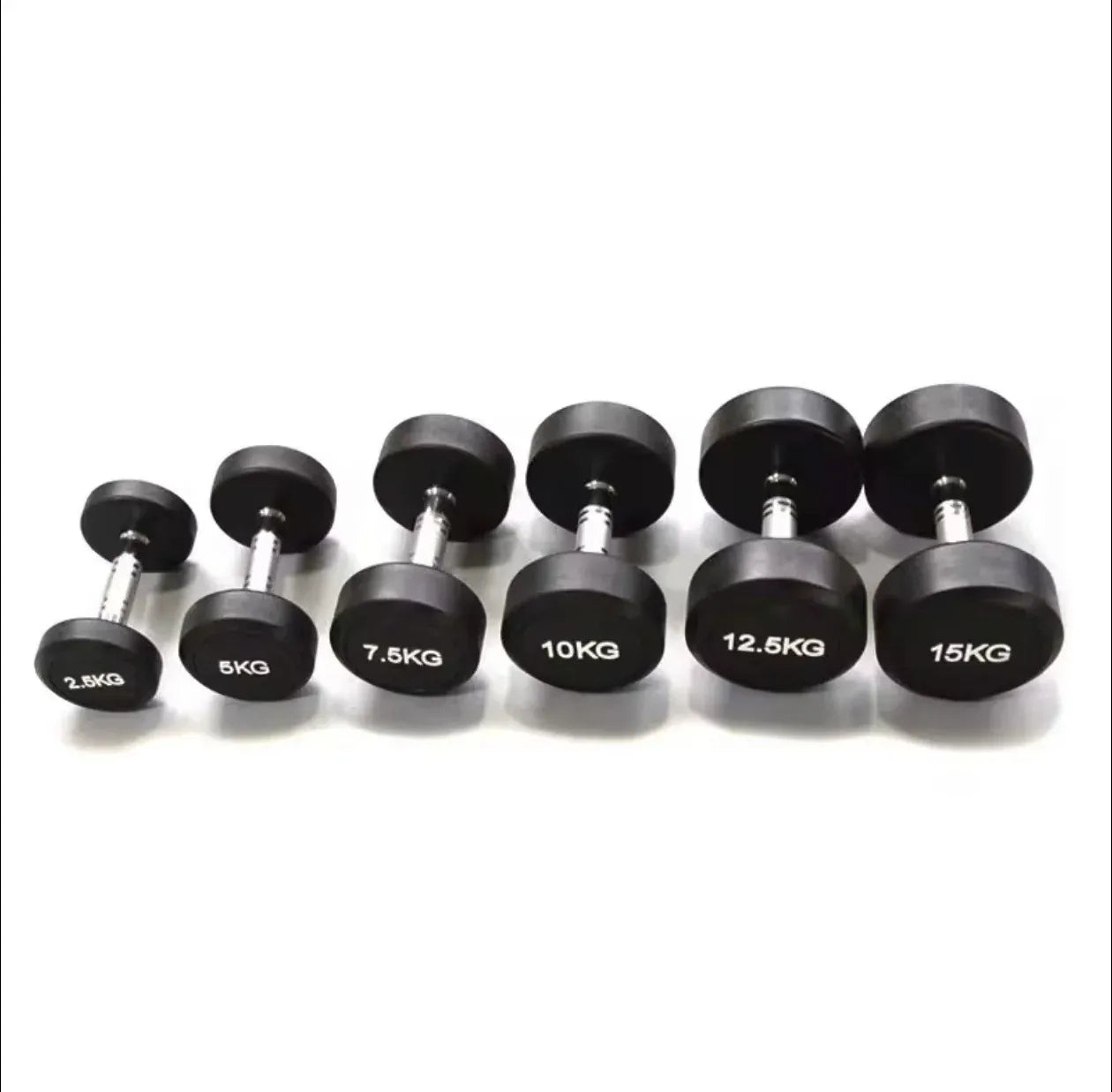 Commercial Round Dumbbells 15kg