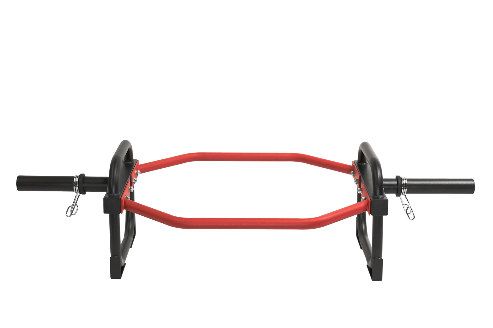 Olympic Shrug Deadlift Bar - Red/Black