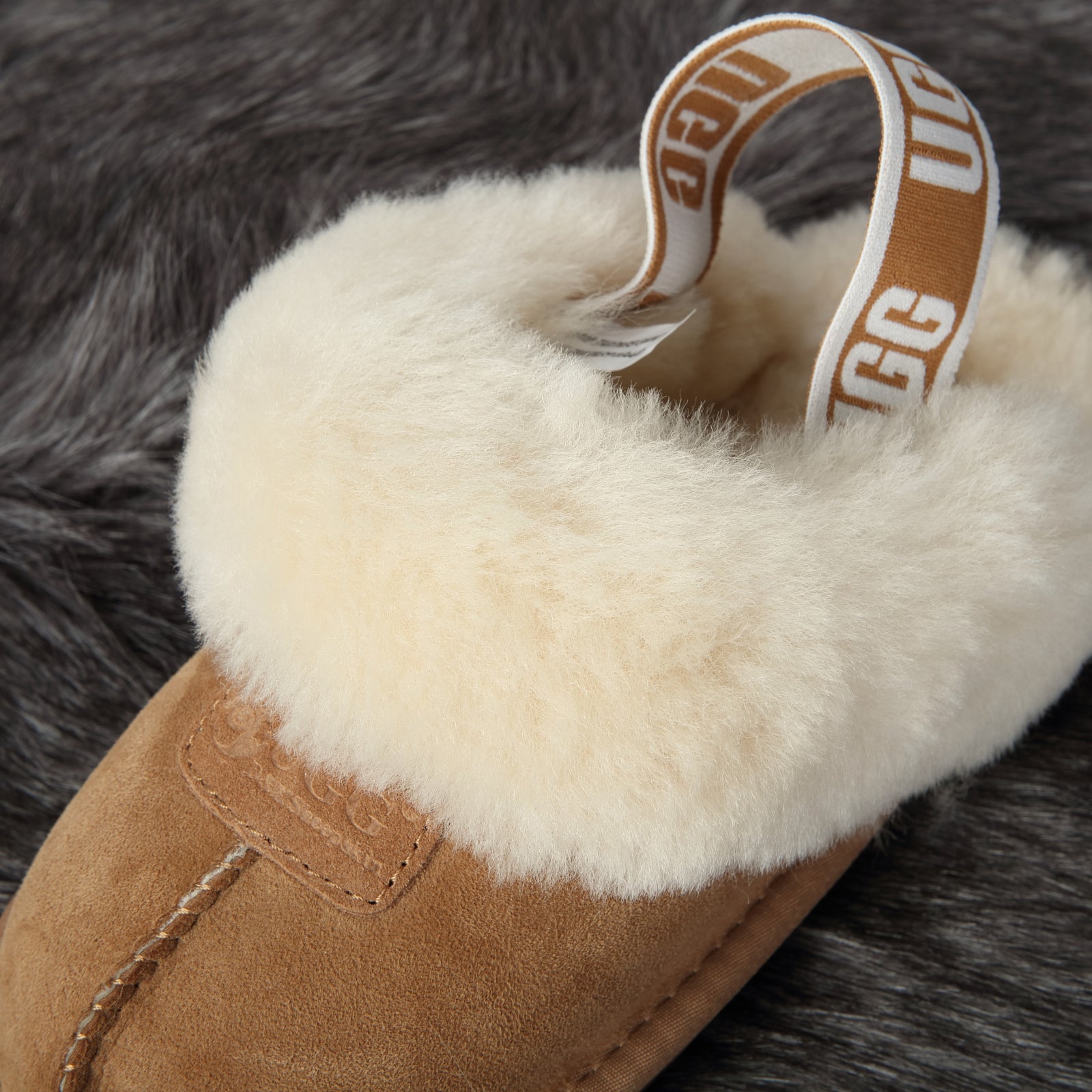 DKUGG ANSLEY SLIPPER - Size L 39/40 - Chestnut