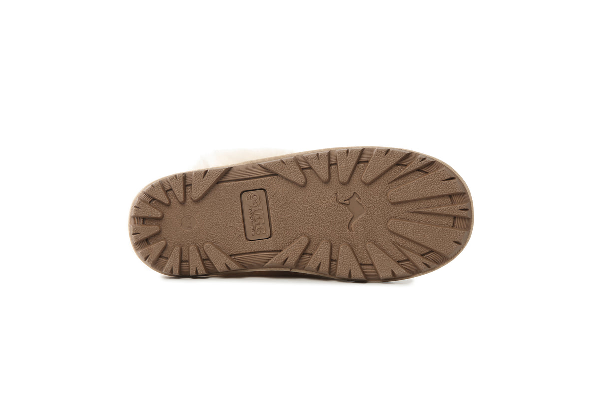 DKUGG ANSLEY SLIPPER - Size M 37/38 - Chestnut