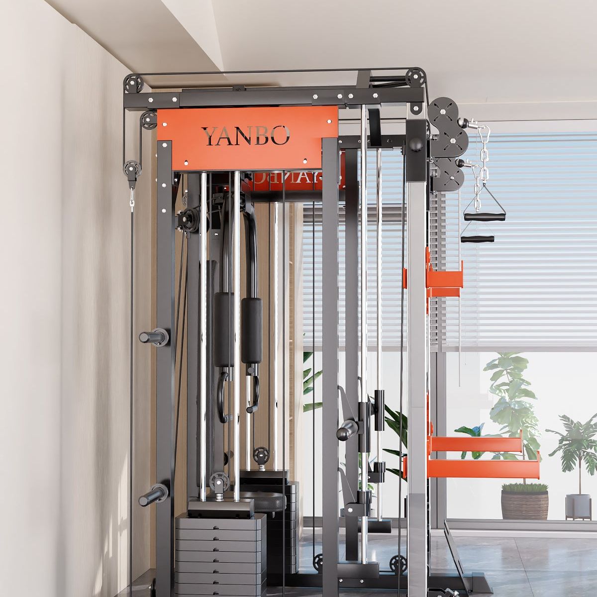 130kgs pin loaded SmartFit M1 Ultra Leg Press and Chest Fly Multi Functional Training Smith Machine Home Gym