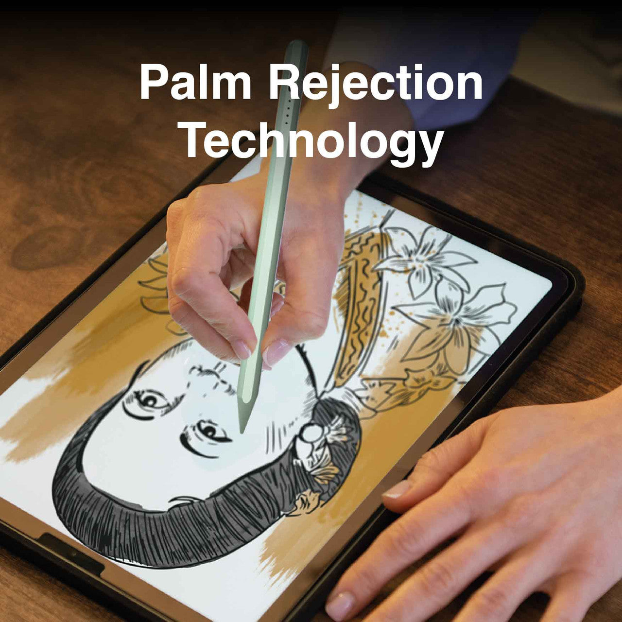 Laser Active Stylus Pen for iPad - Green