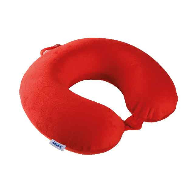 Laser Memory Foam Neck Pillow Red