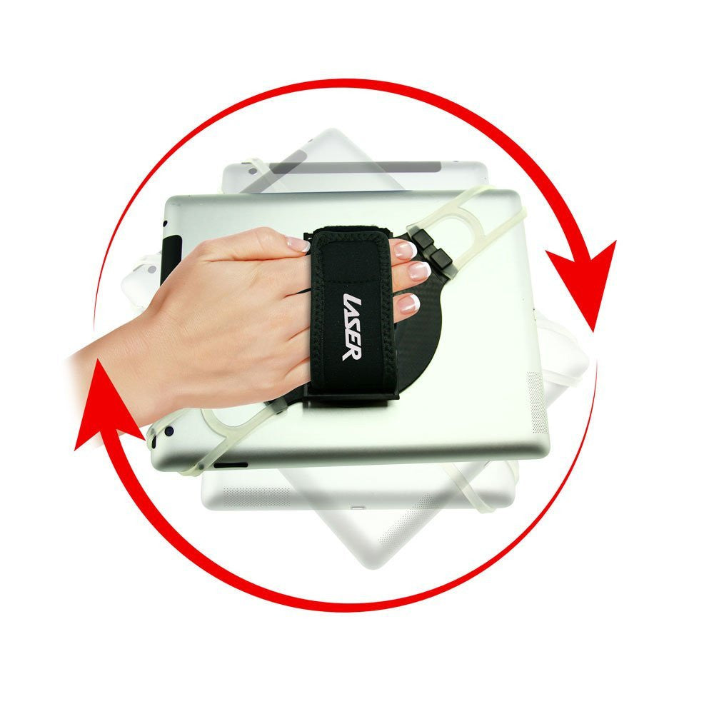 Laser Tablet Holder with 360 Degree Swivel - Black