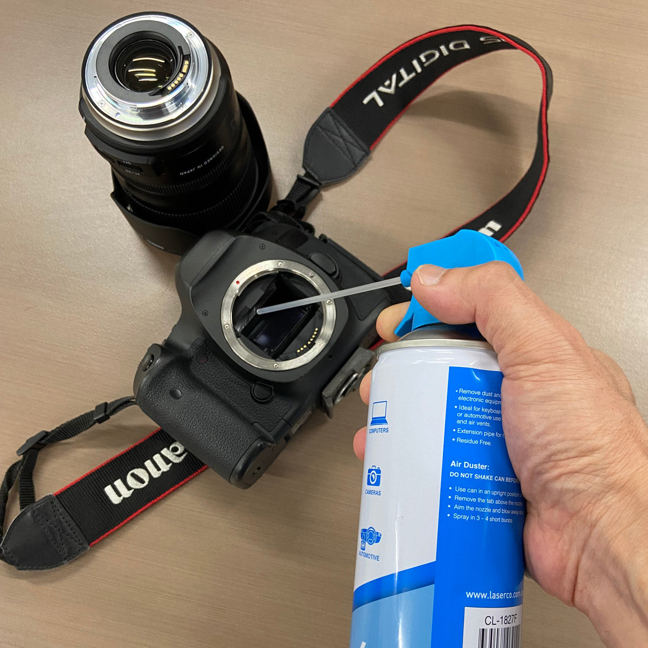 Laser 400ml Air Duster Spray - Computer & Electronics Cleaner