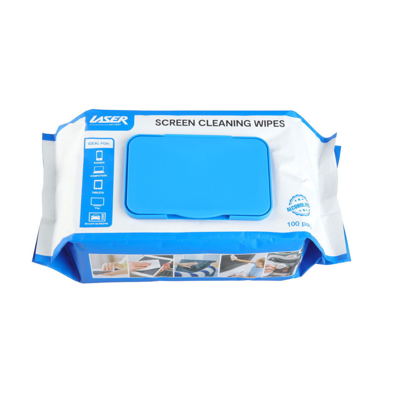 Laser Screen Cleaning Wipes 100 Pack - 3 Pack